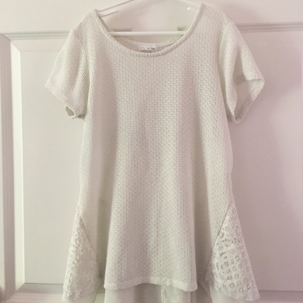 White Knit Shirt